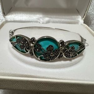 SLC Thailand Stirring Silver Vintage bracelet NWT in original box priced $250